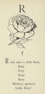 文字R 作： Edward Lear